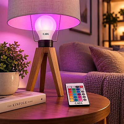 RGB Uzaktan Kumandalı Led Ampul 9W 850L (180345-CT-4058) - SESE