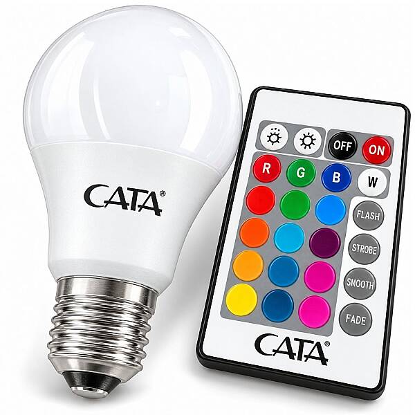 RGB Uzaktan Kumandalı Led Ampul 9W 850L (180345-CT-4058) - 2