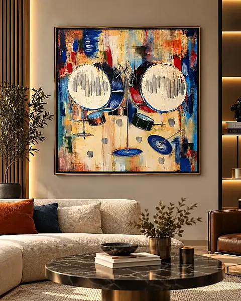 Bateri Çerçeveli Tablo 100*100 (CT626) - 1
