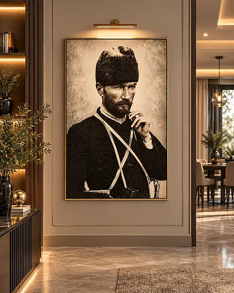 Atatürk Portre Çerçeveli Tablo 60*90 cm (TA205) - 1