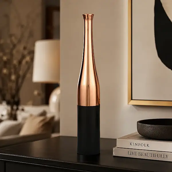 Çiçeklik Siyah/Rose 8*8*50 cm (AK.IV0158) - 2