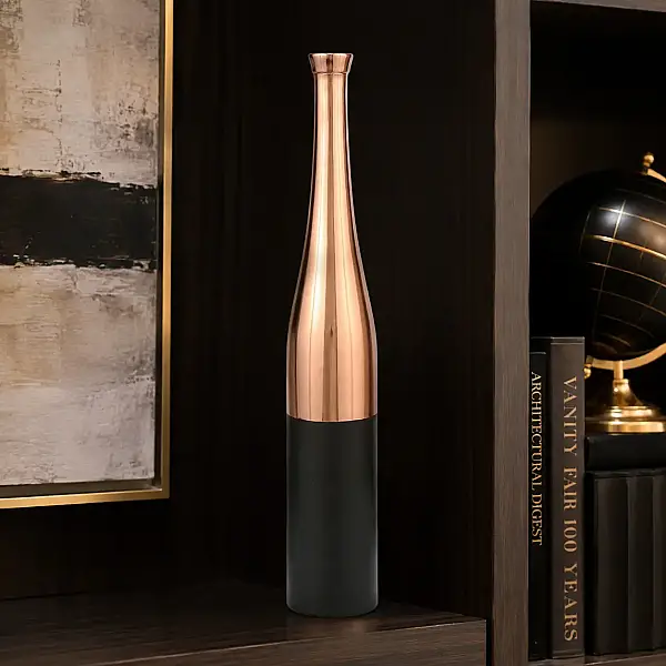 Çiçeklik Siyah/Rose 8*8*50 cm (AK.IV0158) - 1