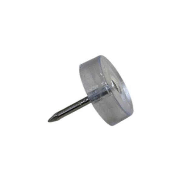 Sese Çivili Takoz Raf Pimi 16mm Silikonlu Şeffaf (TAP17-2) - 1