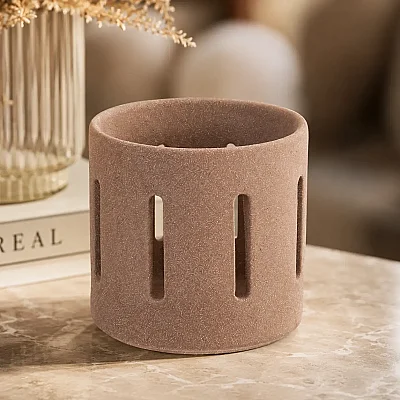Çizgili Tealight 20*10 cm (AK.JFHZ1962170) - 5