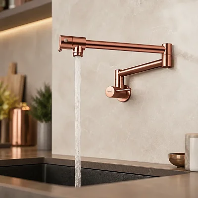 Crauf Acrobat 4010 Pvd Bakır Eviye Bataryası (230.4424.4010.24) - 1