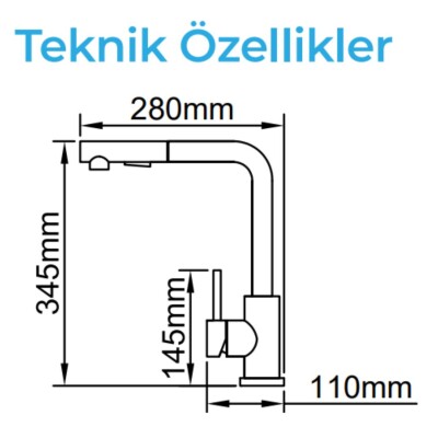 Crauf Attivo 4070 Pvd Altın Eviye Bataryası (230.4423.4070.24) - 2