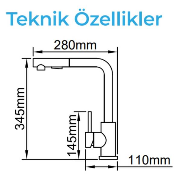 Crauf Attivo 4070 Pvd Altın Eviye Bataryası (230.4423.4070.24) - 2