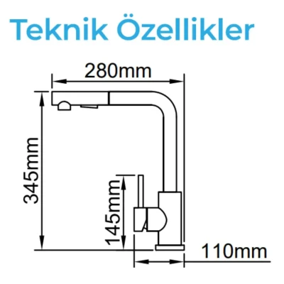 Crauf Attivo 4070 Pvd Bakır Eviye Bataryası (230.4424.4070.24) - 2