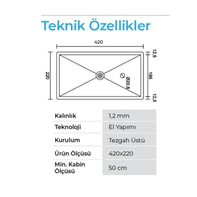 Crauf Lusso 1030 Eviye Mat Gri Renk (531.1425.1030.24) - 2
