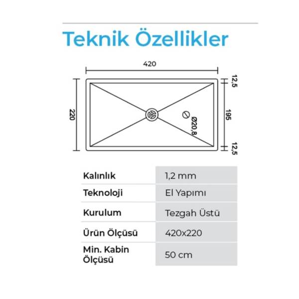 Crauf Lusso 1030 Eviye Mat Gri Renk (531.1425.1030.24) - 2