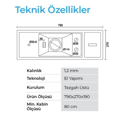 Crauf Lusso 1035 Pvd Eviye Takım Bakır Renk (531.1424.1035.24) - 2