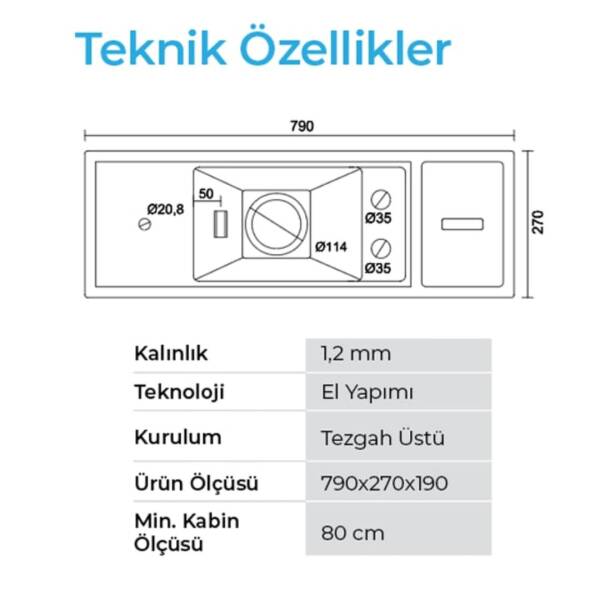 Crauf Lusso 1035 Pvd Eviye Takım Bakır Renk (531.1424.1035.24) - 2