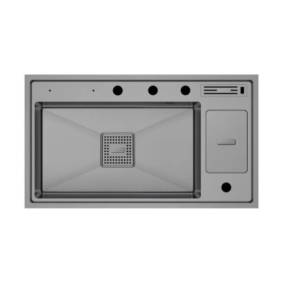 Crauf Lusso 1060 Eviye Takım Mat Gri Renk (531.1425.1060.24) - 1