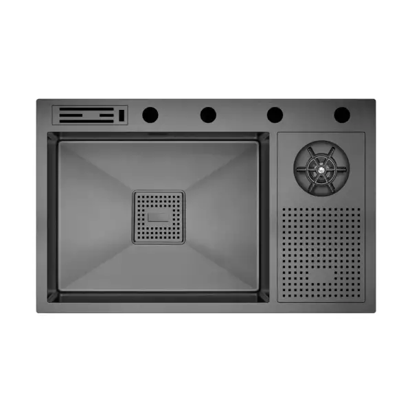 Crauf Lusso 1070 Eviye Takımı Mat Gri Renk (531.1425.1070.24) - 1