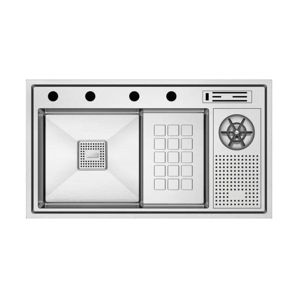 Crauf Lusso 1071 Eviye Takımı Inox Renk (531.1420.1071.24) - 1