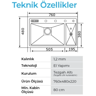 Crauf Lusso 1071 Pvd Eviye Takım Altın Renk (531.1423.1071.24) - 3