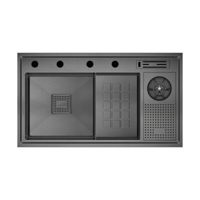 Crauf Lusso 1071 Pvd Eviye Takım Füme Renk (531.1422.1071.24) - 1