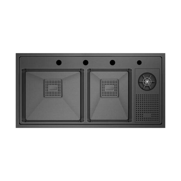 Crauf Lusso 1075 Pvd Eviye Takımı Füme Renk (537.1422.1075.24) - 1