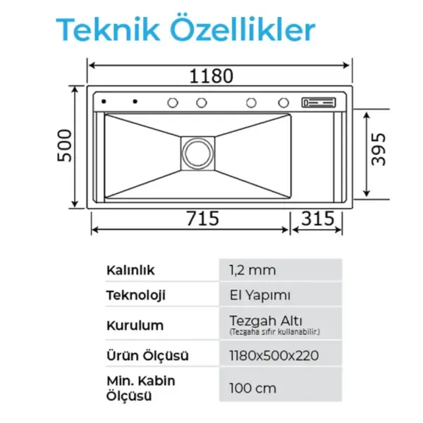 Crauf Lusso 1080 Pvd Eviye Takımı Altın Renk (531.1423.1080.24) - 3