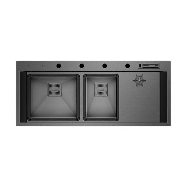 Crauf Lusso 1081 Pvd Eviye Takımı Füme Renk (536.1422.1081.24) - 1