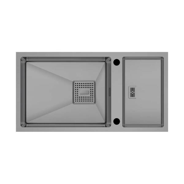Crauf Lusso 1085 Eviye Takımı Mat Gri Renk (531.1425.1085.24) - 1