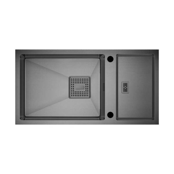 Crauf Lusso 1085 Pvd Eviye Takımı Füme Renk (531.1422.1085.24) - 1