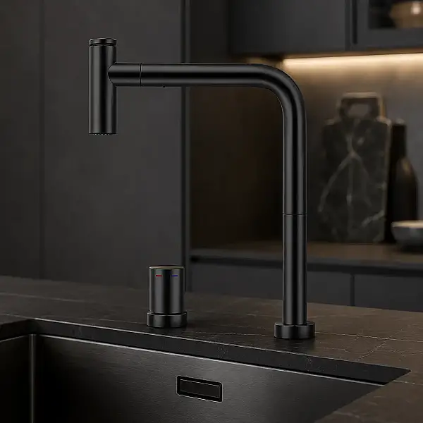 Crauf Lusso 4030 Füme/Antrasit Renk Eviye Bataryası (230.4422.4030.24) - 1