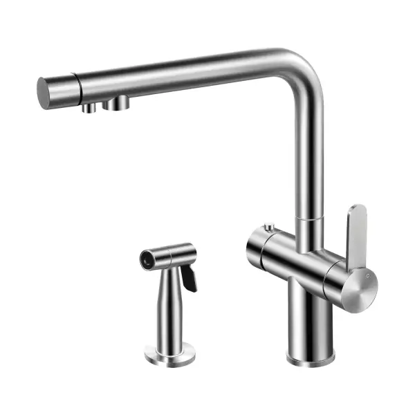 Crauf Lusso 4040 Purification Çelik Eviye Bataryası (230.4420.4040.24) - 1