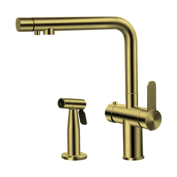 Crauf Lusso 4040 Purification Pvd Altın Arıtmalı Eviye Bataryası (230.4423.4040.24) - 1