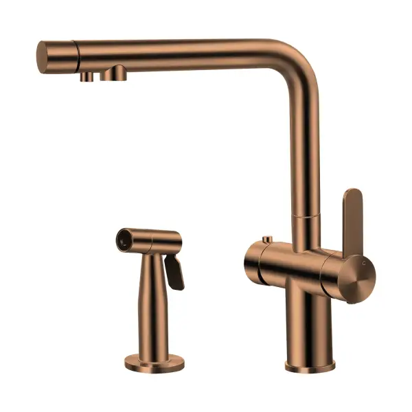 Crauf Lusso 4040 Purification Pvd Bakır Arıtmalı Eviye Bataryası (230.4424.4040.24) - 1