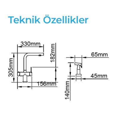 Crauf Lusso 4045 Çelik Eviye Bataryası (230.4420.4045.24) - 2
