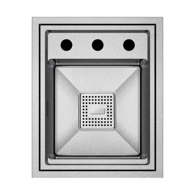 Crauf Lusso 6390 Eviye Takımı Mat Gri Renk (531.1425.6390.24) - 1