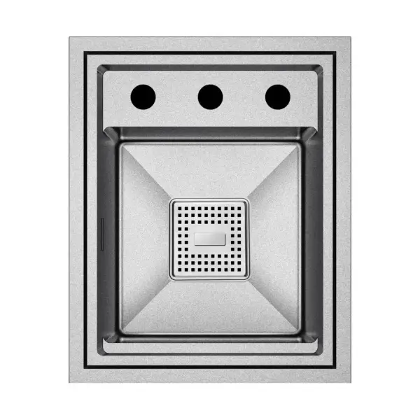 Crauf Lusso 6390 Eviye Takımı Mat Gri Renk (531.1425.6390.24) - 1