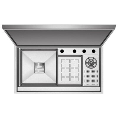 Crauf Lusso 6395 Eviye Takımı Inox Renk (531.1420.6395.24) - 1