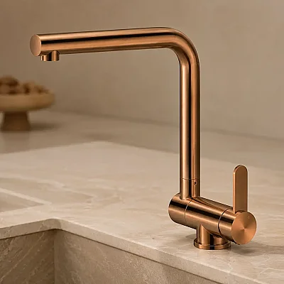 Crauf Pesce 4060 Pvd Bakır Eviye Bataryası (230.4424.4060.24) - 1