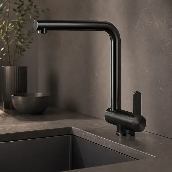 Crauf Pesce 4060 Pvd Füme Eviye Bataryası (230.4422.4060.24) - 1