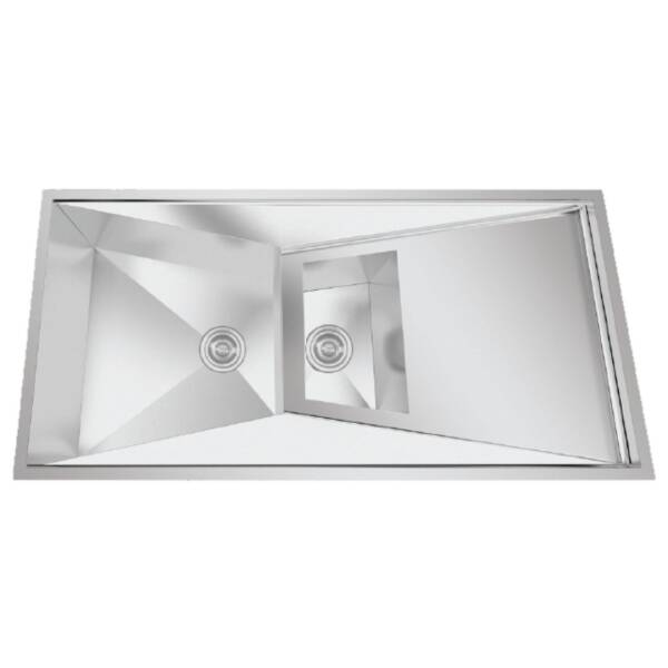 Crauf Speciale 5603 Inox Renk Eviye Sol (536.2420.5603.23) - 1
