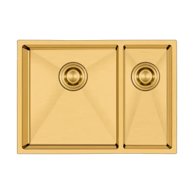 Crauf Stella 4563 Pvd İkiz Eviye Altın Renk (534.2423.4563.24) - 1