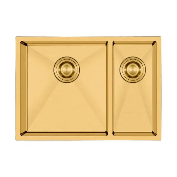 Crauf Stella 4563 Pvd İkiz Eviye Altın Renk (534.2423.4563.24) - 1