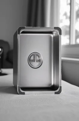 Crauf Yarım Hazne Çelik Sebzelik Pvd Füme Renk (937.1422.2051.24) - 1