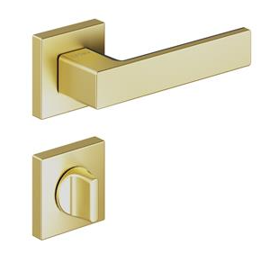 Via Modeli Rozetli Wc Kapı Kolu Mat Sarı (115110103633) - 1