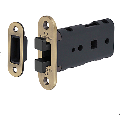 Kayar Kapı Kilidi Zamak Fırçalanmış Antik (D60020455130) - Çebi