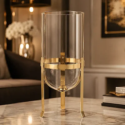 Damla Mumluk Gold Renk 15*15*32 cm (AK.JD0104) - 5