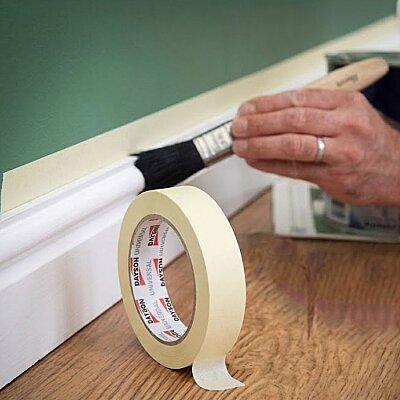 Dayson Maskeleme Bandı Sarı 36mm / 35 Metre Kağıt Bant (BA140) - Dayson (1)
