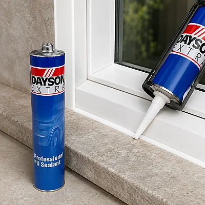Dayson Extra PU Poliüretan Mastik 280ml Kartuş Beyaz (SS800-101) - 1