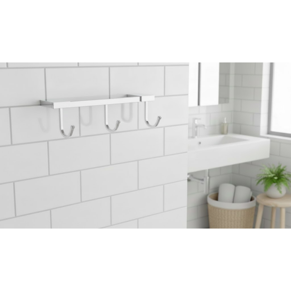 Defne Açelya 3 Kancalı Askılık Krom (400 30) - 1