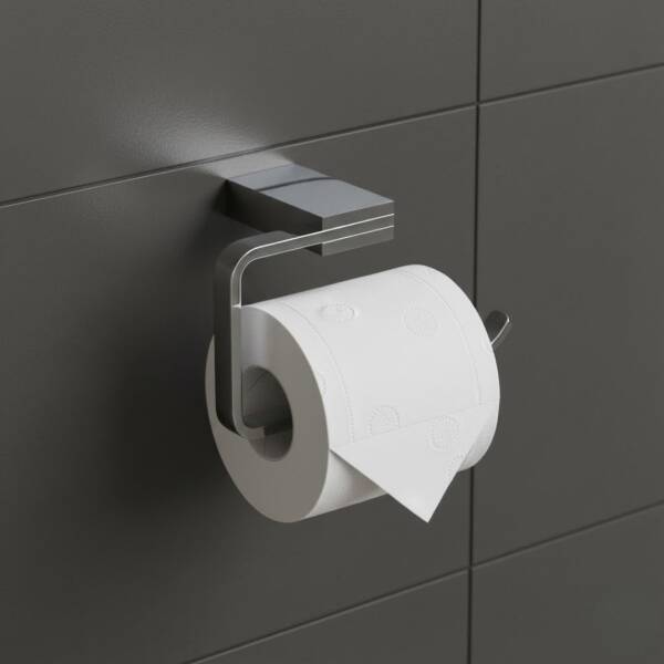 Defne Açelya Kare Tuvalet Kağıtlığı Krom (404 60) - 1