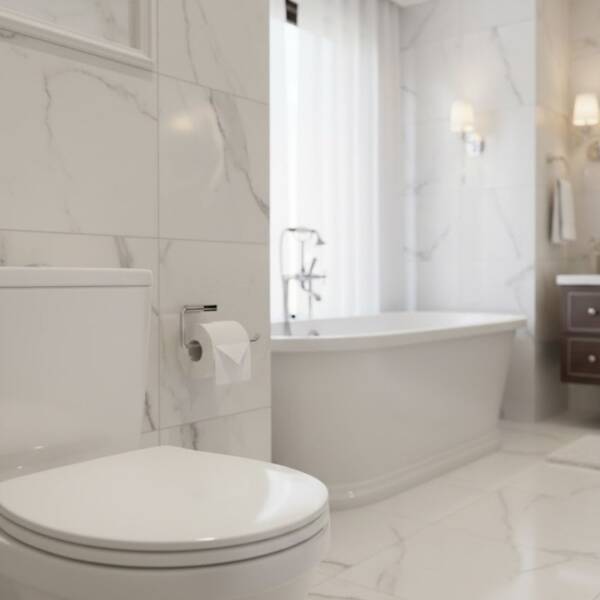 Defne Açelya Krom Tuvalet Kağıtlığı Kare (403 11) - 1