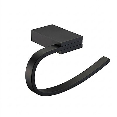 Defne Açelya Oval Havluluk Siyah (403 10 S) - Defne Banyo