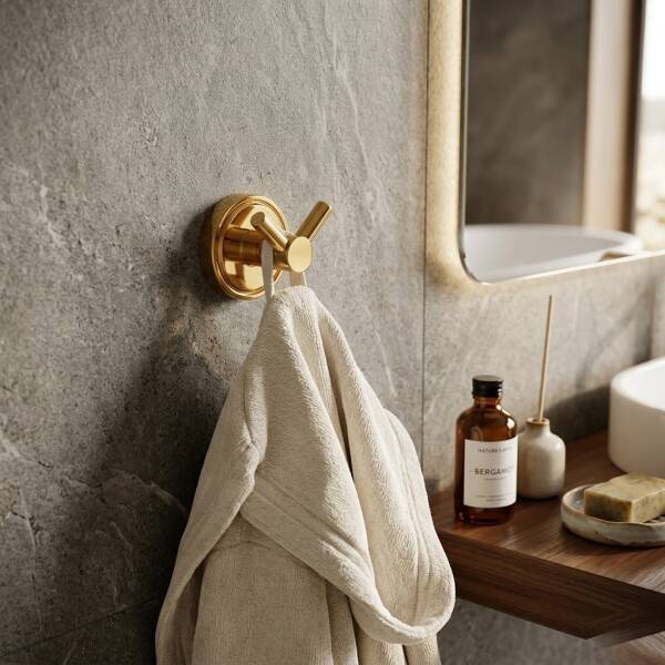 Defne Aster İkili Bornozluk Altın (205 20 A) - 1